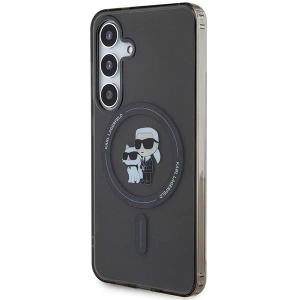 Kup Etui Karl Lagerfeld KLHMS24SHGKCNOK Samsung Galaxy S24 hardcase IML Karl&Choupette MagSafe czarny/black - KLD1933 - {ean13} - Sklep Home Screen