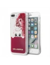 Kup Karl Lagerfeld KLHCI8LPABGFU iPhone 7/8 Plus fuchsia/roz pink hard case Liquid Glitter - KLD094FKS - {ean13} - Sklep Home Screen