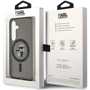 Kup Etui Karl Lagerfeld KLHMS24SHGKCNOK Samsung Galaxy S24 hardcase IML Karl&Choupette MagSafe czarny/black - KLD1933 - {ean13} - Sklep Home Screen