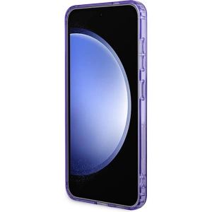 Kup Case Guess GUHMS24SHFWFCU Samsung Galaxy S24 Hardcase IML Blumenkranz MagSafe lila/purple - GUE3359 - {ean13} - Sklep Home Screen