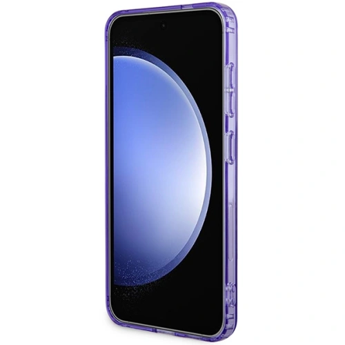 Kup Etui Guess GUHMS24SHFWFCU Samsung Galaxy S24 hardcase IML Flori Coroană MagSafe violet/purple - GUE3359 - {ean13} - Sklep Home Screen