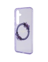 Kup Etui Guess GUHMS24SHFWFCU Samsung Galaxy S24 hardcase IML Flowers Wreath MagSafe fioletowy/purple - GUE3359 - {ean13} - Sklep Home Screen