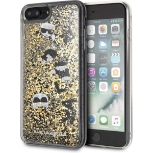 Kup Karl Lagerfeld KLHCI8LROGO iPhone 7/8 Plus negru-auriu/black & gold hard case Glitter - KLD096BLKGLD - {ean13} - Sklep Home Screen