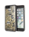 Karl Lagerfeld KLHCI8LROGO iPhone 7/8 Plus negru-auriu/black & gold hard case Glitter