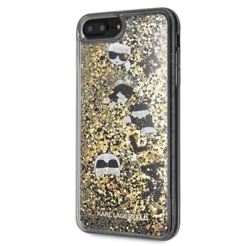 Kup Karl Lagerfeld KLHCI8LROGO iPhone 7/8 Plus schwarz & gold/schwarz & gold Hartschalenetui Glitter - KLD096BLKGLD - {ean13} - Sklep Home Screen