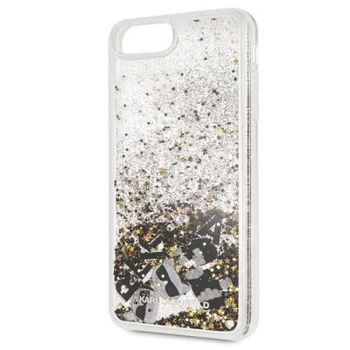 Kup Karl Lagerfeld KLHCI8LROGO iPhone 7/8 Plus schwarz & gold/schwarz & gold Hartschalenetui Glitter - KLD096BLKGLD - {ean13} - Sklep Home Screen