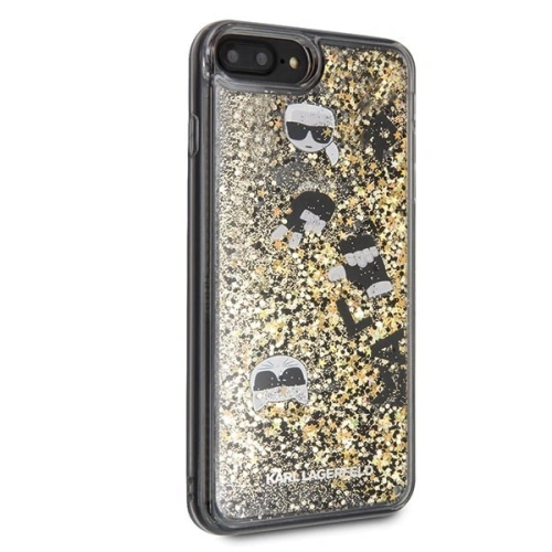 Buy Karl Lagerfeld KLHCI8LROGO iPhone 7/8 Plus black & gold hard case Glitter - KLD096BLKGLD - {ean13} - Home Screen Store Europe