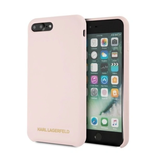 Kup Karl Lagerfeld KLHCI8LSLLPG iPhone 7/8 Plus Hartschale hellrosa/hellrosa Silikon - KLD098PNK - {ean13} - Sklep Home Screen