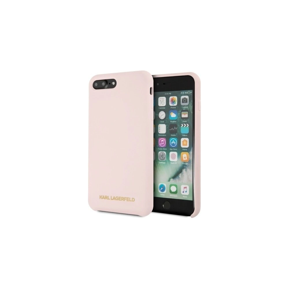 Karl Lagerfeld KLHCI8LSLLPG iPhone 7/8 Plus hardcase jasnoróżowy/light pink Silicone