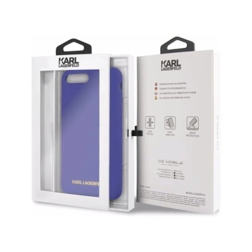 Kup Karl Lagerfeld KLHCI8LSLVOG iPhone 7/8 Plus hardcase violet/purple Silicone - KLD099PRP - {ean13} - Sklep Home Screen