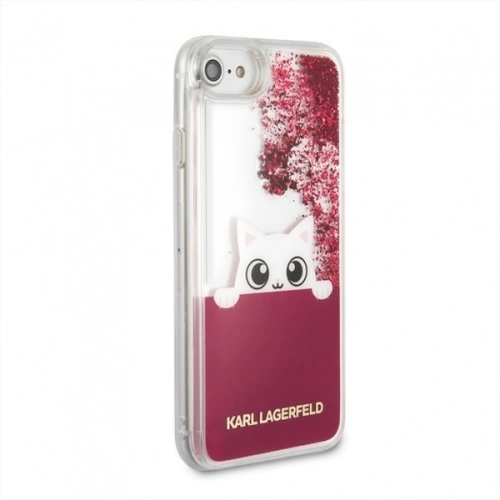 Kup Karl Lagerfeld KLHCI8PABGFU Apple iPhone SE 2022/SE 2020/8/7 fuchsia/roz hard case Liquid Glitter - KLD100FKS - {ean13} - Sklep Home Screen