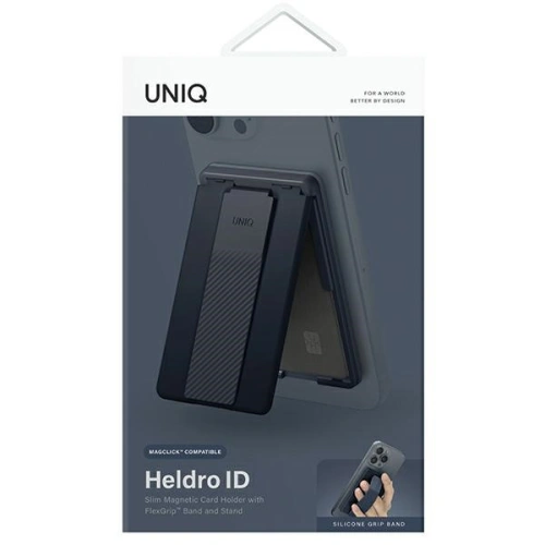 Buy UNIQ Heldro ID magnetic wallet with stand and strap navy (storm blue) - UNIQ1112 - {ean13} - Home Screen Store Europe