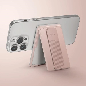 Kup Magnetická peněženka s opěrkou a páskem UNIQ Heldro ID růžová/blush pink - UNIQ1113 - {ean13} - Sklep Home Screen