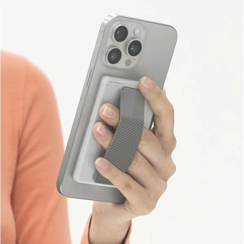 Kup Magnetická peněženka s podložkou a páskem UNIQ Heldro ID šedá/chalk grey - UNIQ1114 - {ean13} - Sklep Home Screen