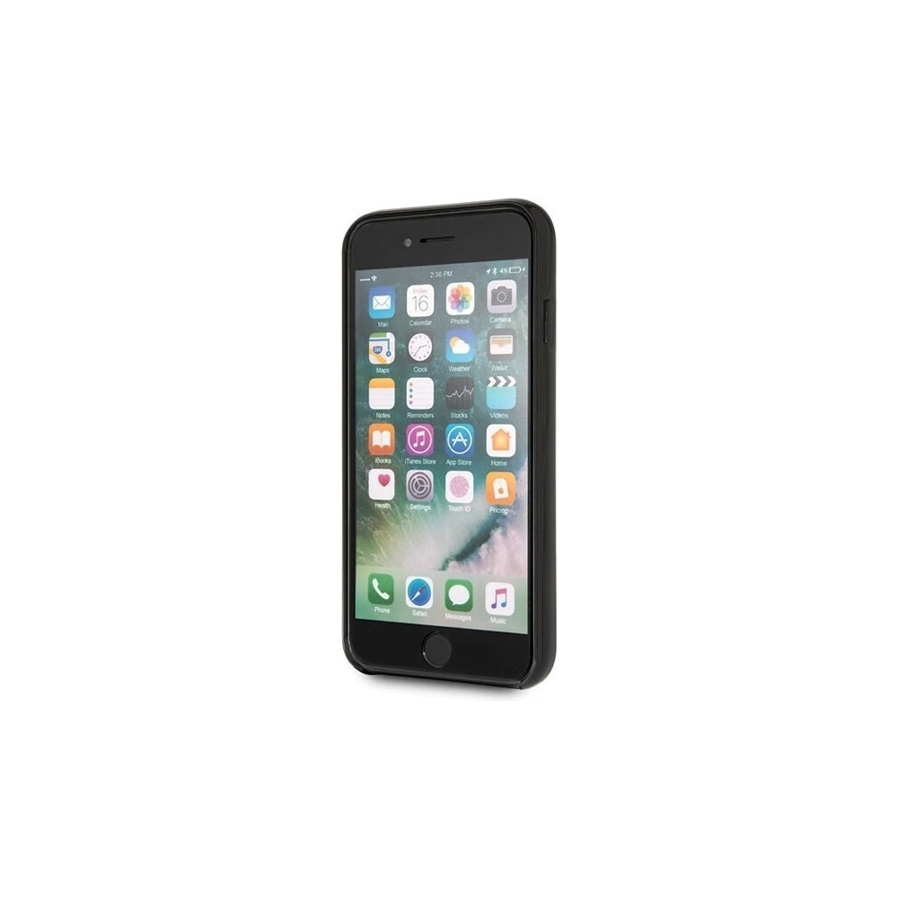 Karl Lagerfeld KLHCI8PH2IR Apple iPhone SE 2022/SE 2020/8/7 czarny/black Glitter Signature - Glow in the dark