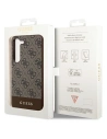 Kup Etui Guess GUHCS24SG4GLBR Samsung Galaxy S24 hardcase 4G Stripe Collection maro/brown - GUE3360 - {ean13} - Sklep Home Screen
