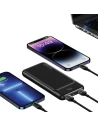 Buy USAMS US-CD202 powerbank 30000mAh microUSB, USB-A, USB-C, 10W with display black - USA1083 - {ean13} - Home Screen Store Europe