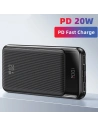 Kup Powerbank USAMS US-CD201 30000mAh microUSB, USB-A, USB-C, 20W, PD, QC 3.0 cu display negru/black - USA1084 - {ean13} - Sklep Home Screen