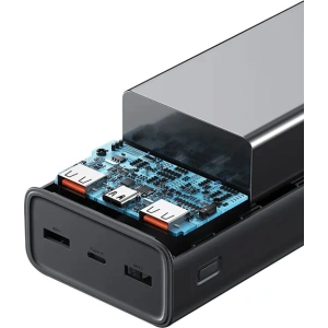 Powerbank USAMS PB68 30000mAh 2xUSB-A, USB-C, 20W, PD, QC 3.0 z wyświetlaczem czarny/black