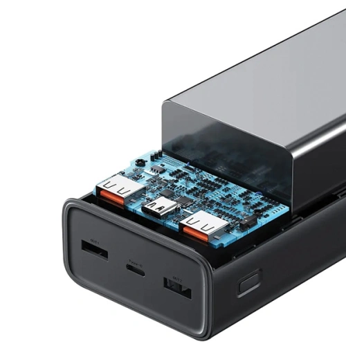 Buy USAMS PB68 powerbank 30000mAh 2xUSB-A, USB-C, 20W, PD, QC 3.0 with display black - USA1085 - {ean13} - Home Screen Store Europe