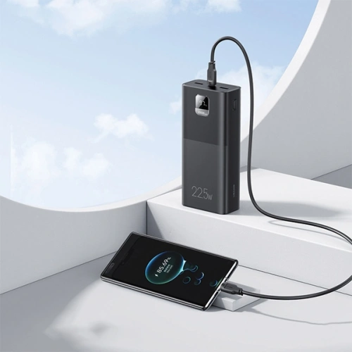 Buy USAMS PB68 powerbank 30000mAh 2xUSB-A, USB-C, 20W, PD, QC 3.0 with display black - USA1085 - {ean13} - Home Screen Store Europe