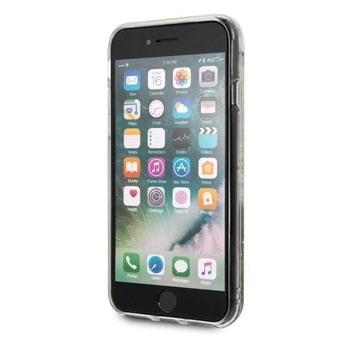 Kup Karl Lagerfeld Apple KLHCI8ROGO iPhone SE 2022/SE 2020/8/7 schwarz/gold/schwarz & gold Hartschale Glitter - KLD103BLKGLD - {ean13} - Sklep Home Screen