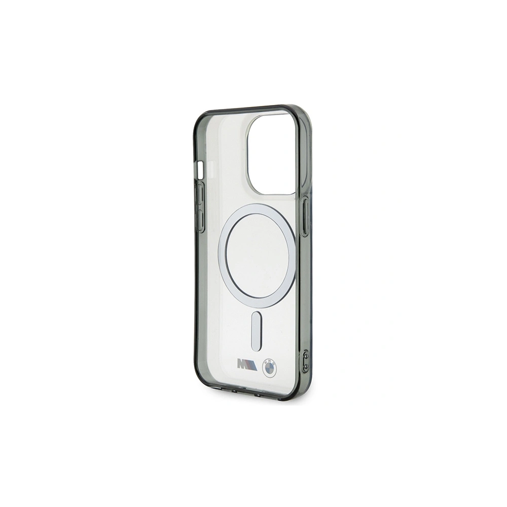 Etui BMW BMHMP15LHCRS Apple iPhone 15 Pro hardcase Silver Ring MagSafe transparent