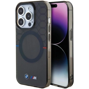 Etui BMW BMHMP15LHGPK Apple iPhone 15 Pro hardcase Pattern MagSafe szary/grey
