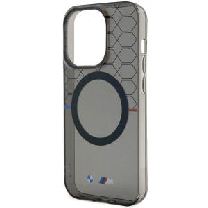Etui BMW BMHMP15LHGPK Apple iPhone 15 Pro hardcase Pattern MagSafe szary/grey