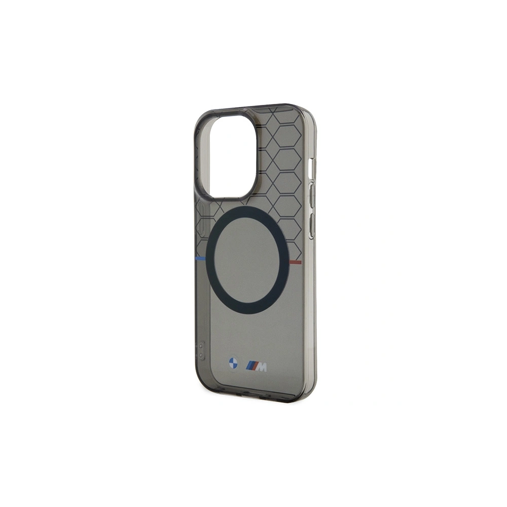 Etui BMW BMHMP15LHGPK Apple iPhone 15 Pro hardcase Pattern MagSafe szary/grey