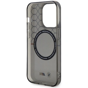 Etui BMW BMHMP15LHGPK Apple iPhone 15 Pro hardcase Pattern MagSafe szary/grey