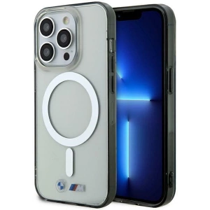 Kup Etui BMW BMHMP15XHCRS Apple iPhone 15 Pro Max hardcase Silver Ring MagSafe transparent - BMW665 - {ean13} - Sklep Home Screen