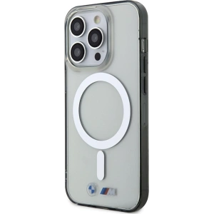 Kup Etui BMW BMHMP15XHCRS Apple iPhone 15 Pro Max keménytok Ezüst Gyűrű MagSafe átlátszó - BMW665 - {ean13} - Sklep Home Screen