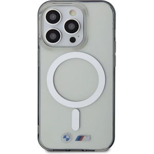 Kup Case BMW BMHMP15XHCRS Apple iPhone 15 Pro Max Hardcase Silver Ring MagSafe transparent - BMW665 - {ean13} - Sklep Home Screen