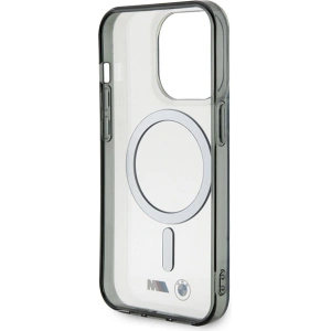 Kup Case BMW BMHMP15XHCRS Apple iPhone 15 Pro Max Hardcase Silver Ring MagSafe transparent - BMW665 - {ean13} - Sklep Home Screen