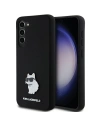 Case Karl Lagerfeld KLHCS23MSMHCNPK Samsung Galaxy S23+ Plus Hardcase Silikon Choupette Metallpin schwarz/black