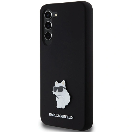 Kup Case Karl Lagerfeld KLHCS23MSMHCNPK Samsung Galaxy S23+ Plus Hardcase Silikon Choupette Metallpin schwarz/black - KLD1938 - {ean13} - Sklep Home Screen