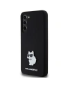 Buy Karl Lagerfeld KLHCS23MSMHCNPK Samsung Galaxy S23+ Plus hardcase Silicone Choupette Metal Pin black - KLD1938 - {ean13} - Home Screen Store Europe