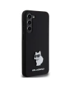 Kup Case Karl Lagerfeld KLHCS23MSMHCNPK Samsung Galaxy S23+ Plus Hardcase Silikon Choupette Metallpin schwarz/black - KLD1938 - {ean13} - Sklep Home Screen