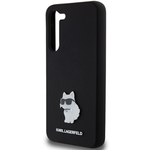 Kup Case Karl Lagerfeld KLHCS23MSMHCNPK Samsung Galaxy S23+ Plus Hardcase Silikon Choupette Metallpin schwarz/black - KLD1938 - {ean13} - Sklep Home Screen