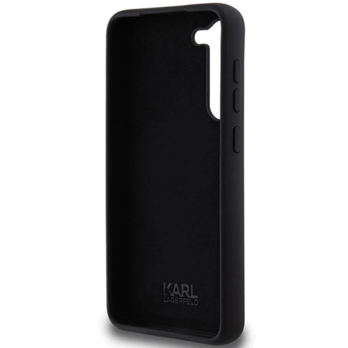 Kup Case Karl Lagerfeld KLHCS23MSMHCNPK Samsung Galaxy S23+ Plus Hardcase Silikon Choupette Metallpin schwarz/black - KLD1938 - {ean13} - Sklep Home Screen
