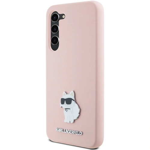 Kup Case Karl Lagerfeld KLHCS23MSMHCNPP Samsung Galaxy S23+ Plus Silikon Choupette Metall Pin rosa/pink - KLD1939 - {ean13} - Sklep Home Screen