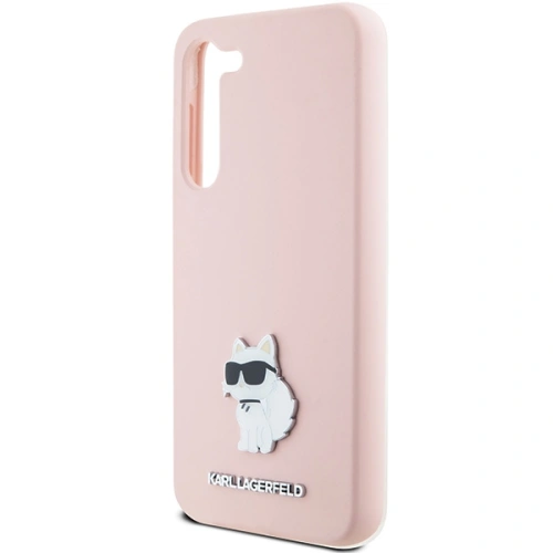 Kup Case Karl Lagerfeld KLHCS23MSMHCNPP Samsung Galaxy S23+ Plus Silikon Choupette Metall Pin rosa/pink - KLD1939 - {ean13} - Sklep Home Screen