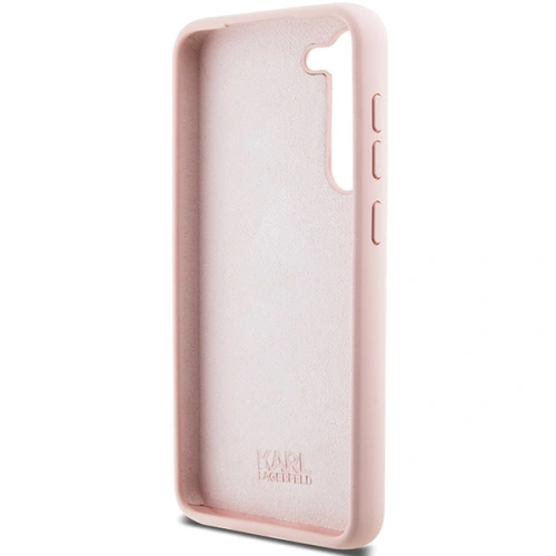 Kup Case Karl Lagerfeld KLHCS23MSMHCNPP Samsung Galaxy S23+ Plus Silikon Choupette Metall Pin rosa/pink - KLD1939 - {ean13} - Sklep Home Screen