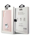 Kup Case Karl Lagerfeld KLHCS23MSMHCNPP Samsung Galaxy S23+ Plus Silikon Choupette Metall Pin rosa/pink - KLD1939 - {ean13} - Sklep Home Screen