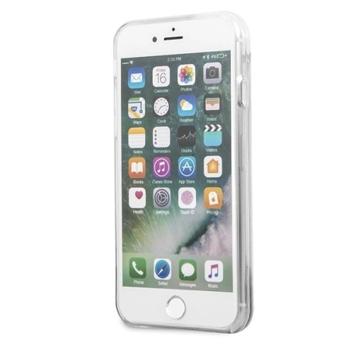 Kup Karl Lagerfeld KLHCI8SGPI Apple iPhone SE 2022/SE 2020/8/7 rozie-aurie/coroană de aur roză carcasă dură Signature Liquid Glitter - KLD105RS - {ean13} - Sklep Home Screen