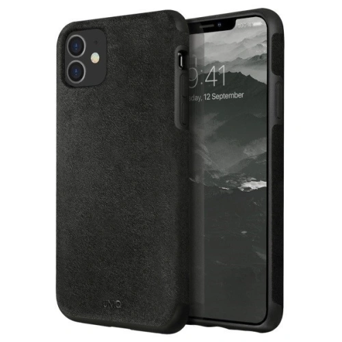 Kup Etui UNIQ Sueve Apple iPhone 11 černý/charcoal black - UNIQ90BLK - {ean13} - Sklep Home Screen