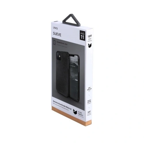 Kup Etui UNIQ Sueve Apple iPhone 11 černý/charcoal black - UNIQ90BLK - {ean13} - Sklep Home Screen