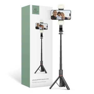 Kup Kijek Tech-Protect L05s Bezdrátový selfie tyč a stativ s LED světlem černý - THP2684 - {ean13} - Sklep Home Screen