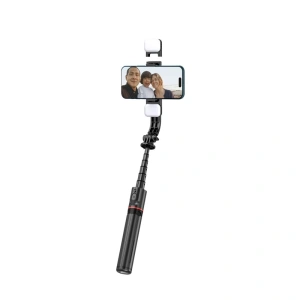 Buy Tech-Protect L05s Wireless Selfie Stick Tripod & Led Light Black - THP2684 - {ean13} - Home Screen Store Europe